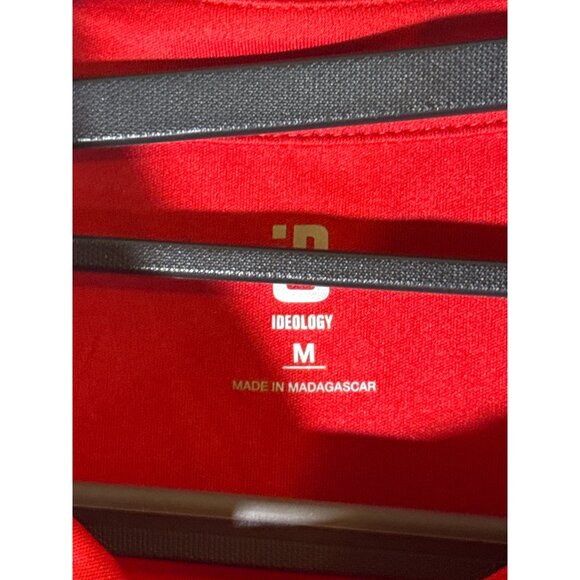 ID Ideology Men's Interlock Performance Polo Shirt, Red, Size M, NWT - Picture 3 of 5